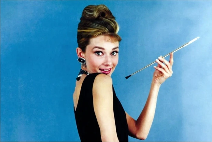 Brunette Actress Audrey Hepburn