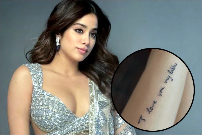 Janhvi  Bollywood Actress Tattoo Stories