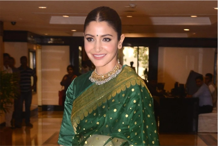 Anushka Sharma in saree looks