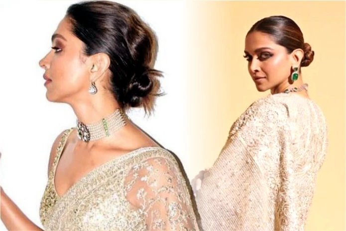 Deepika Padukone one of the popular bollywood actress in saree looks