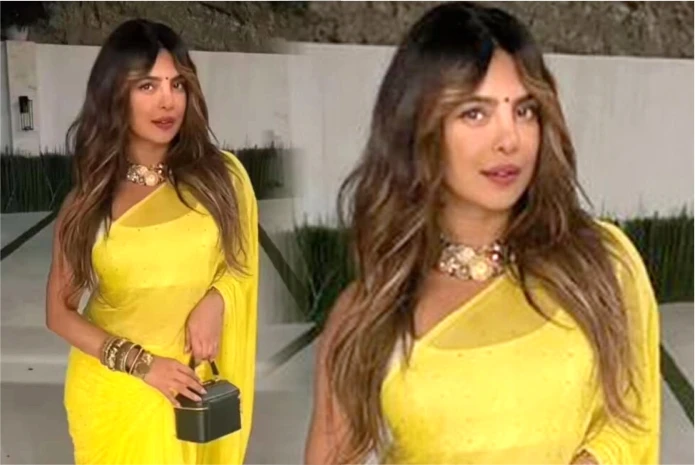 Priyanka Chopra in saree look