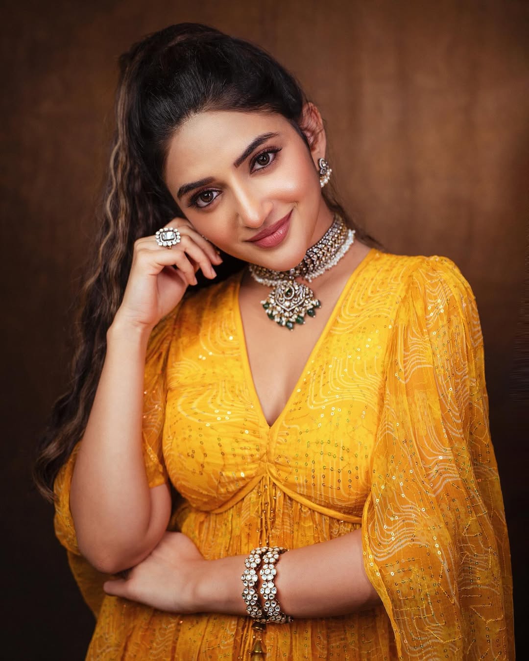 sreeleela latest pics in kurta and sharara